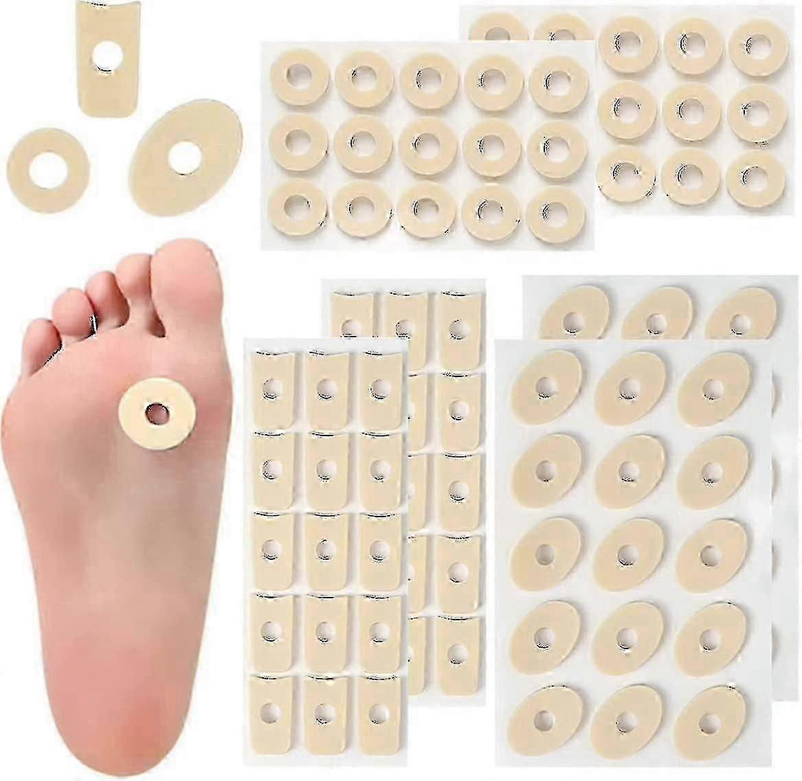 90 Pieces Corn Cushions, Soft Latex Foam Self Adhesive Callus Pads
