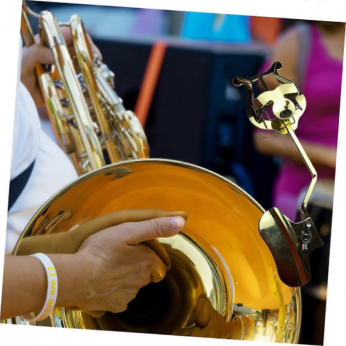 Universal Trumpet Sheet Music Clamp Holder Sheet Clip Trumpet Marching for Trombone Musical Instrume