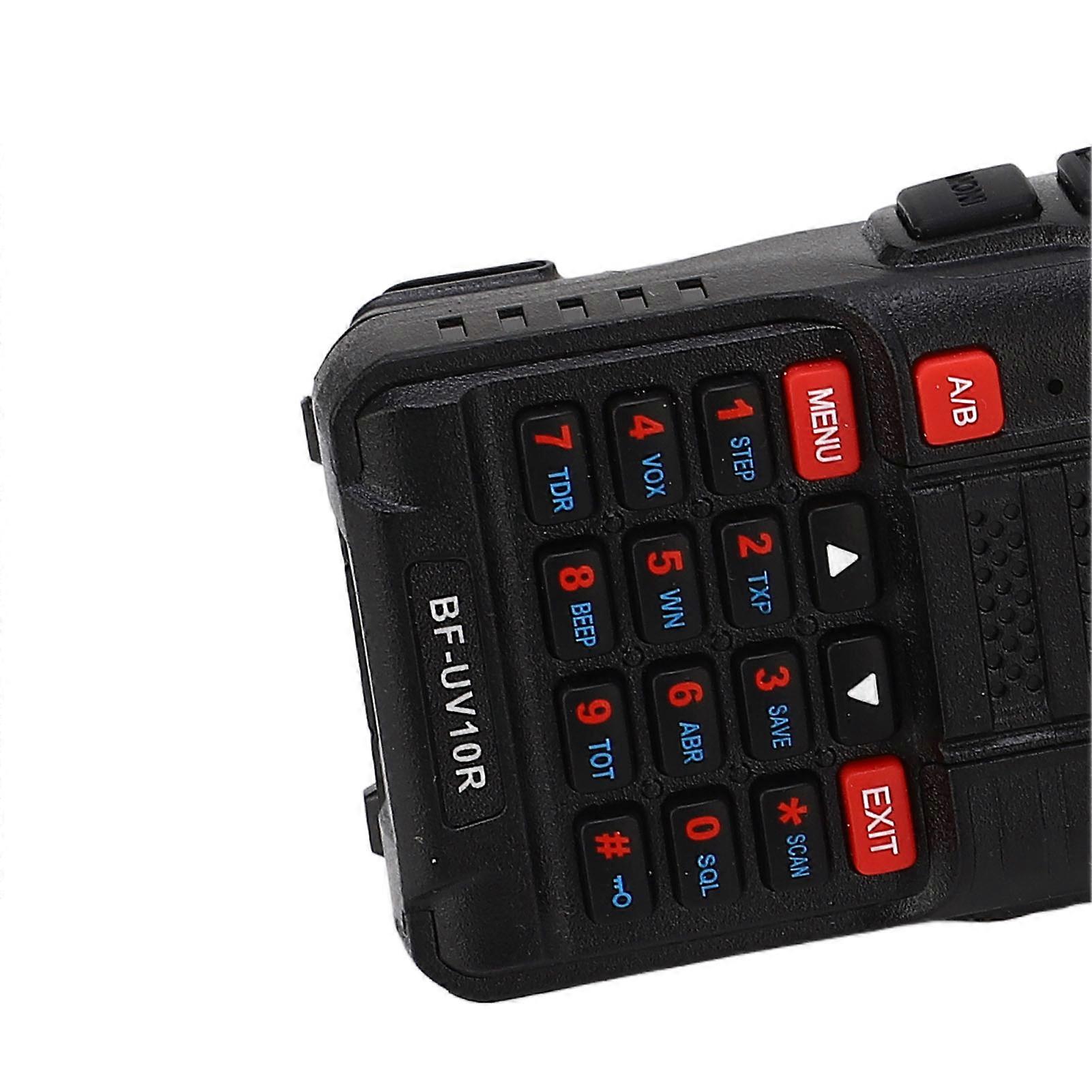 UV 10R Two Way Radio 8W High Power USB Fast Charging Handheld Dual Band Walkie Talkie AC100‑240V US Plug