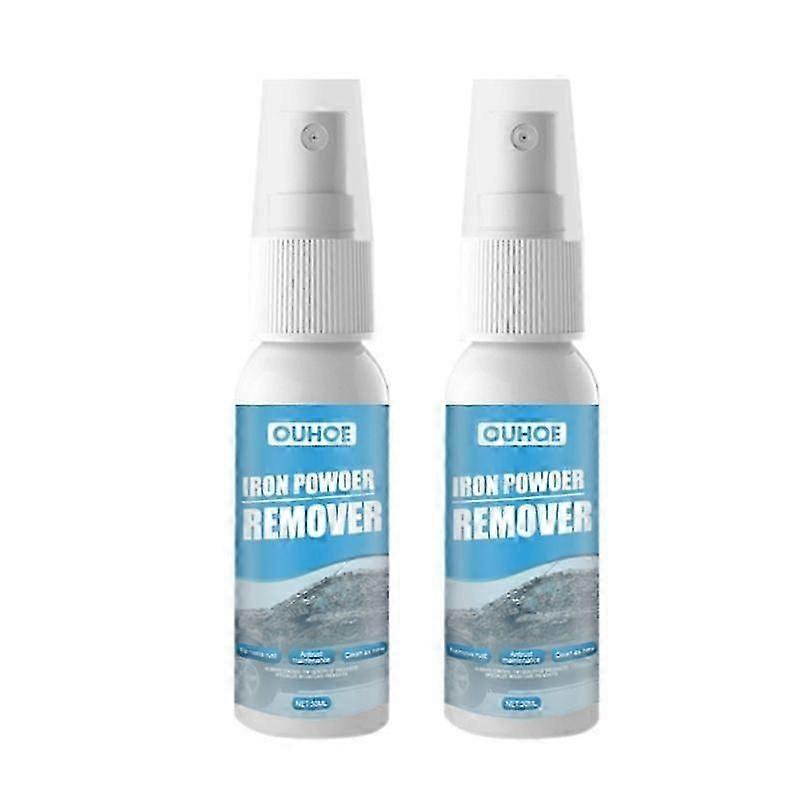 2pcs 30ml Rust Remover Rust Inhibitor Derusting Spray Car Maintenance Cleaning Metal Chrome Paint Clean Anti-rust Lubricant For Car