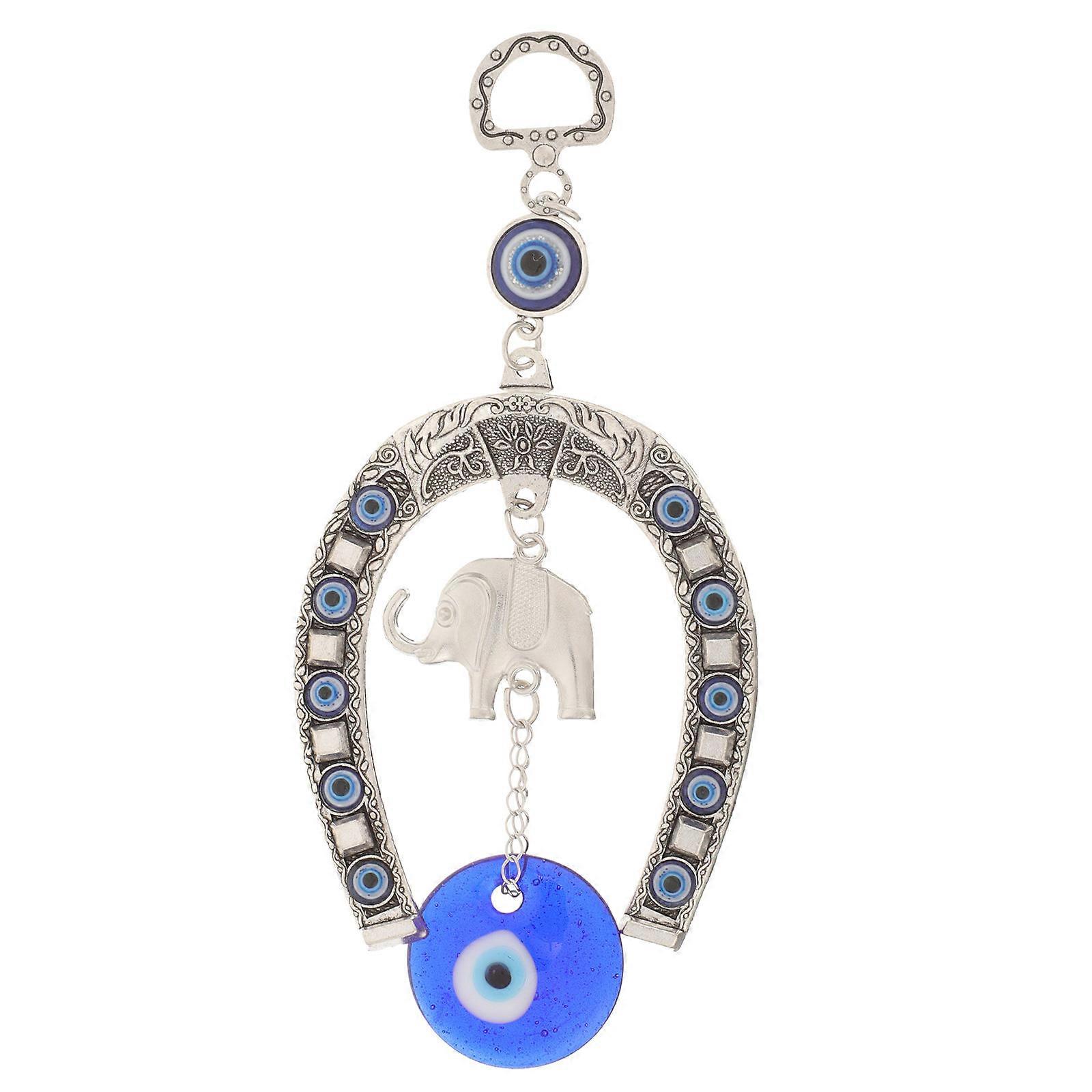 Evil Eye Protection Charm Blue Hanging Ornament for Decor