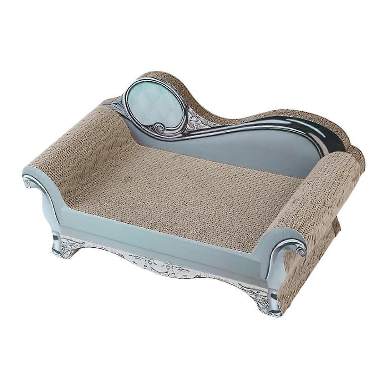 Cat Scratcher Lounge - Large Corrugated Paper Scratching Toy for Cats and Kittens, Multifunctional Cozy Retreat