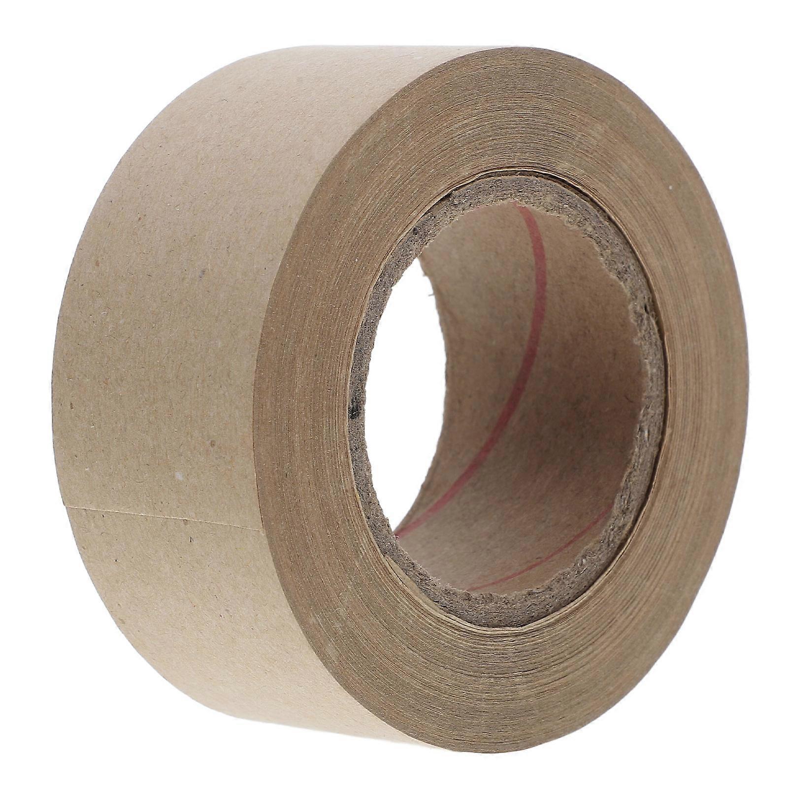 Kraft Tape Water Activated Packing Paper Tape Sealing Packages Brown 36mm 30m Long 1 Roll