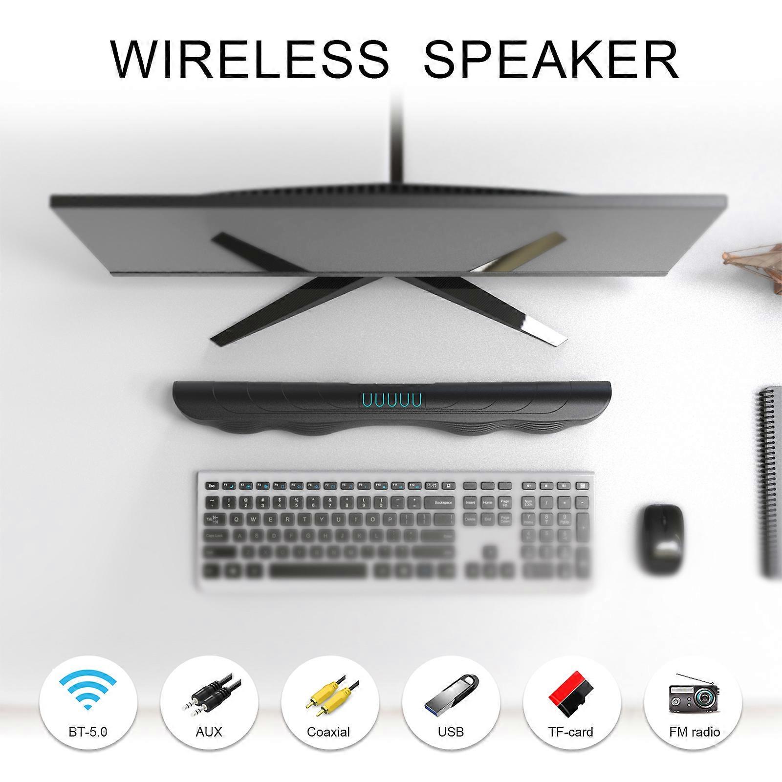 BS-21 BT Speaker for TV/Computer - 2000mAh, TF/USB Support, Remote, Custom Modes