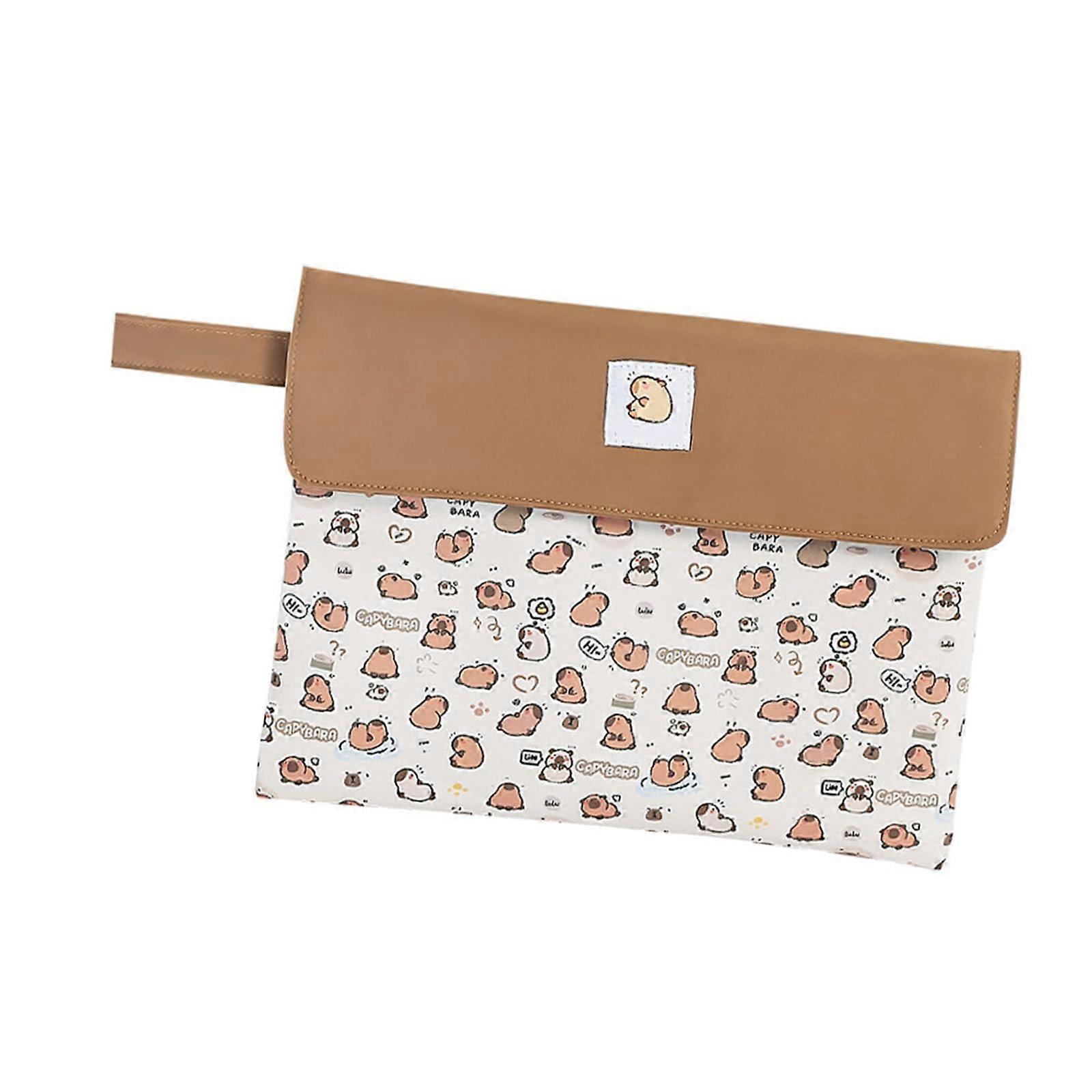 Versatile document holder with multiple compartments, home accessory for business travelers, for daily use