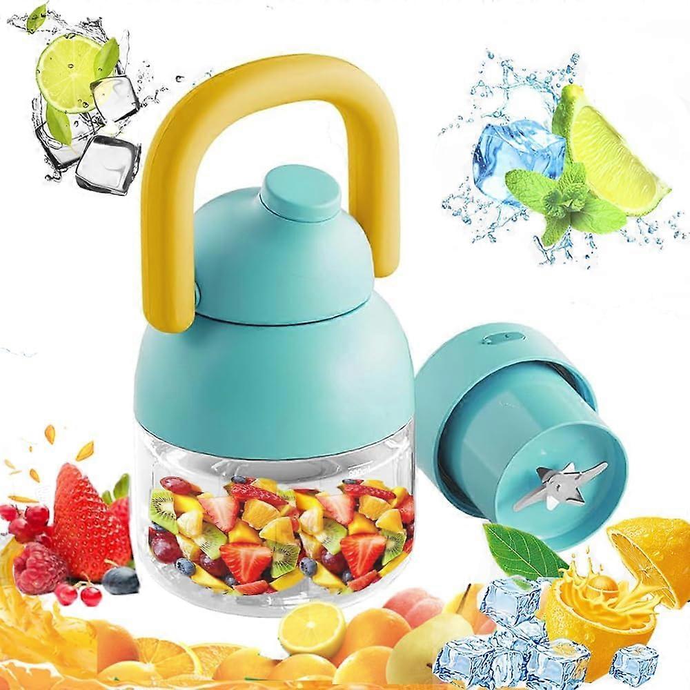 41oz,Portable Blender for Shakes and Smoothies, Leak-proof Water Bottle with Removable Straw, Handle, Lid and Shoulder Strap,
