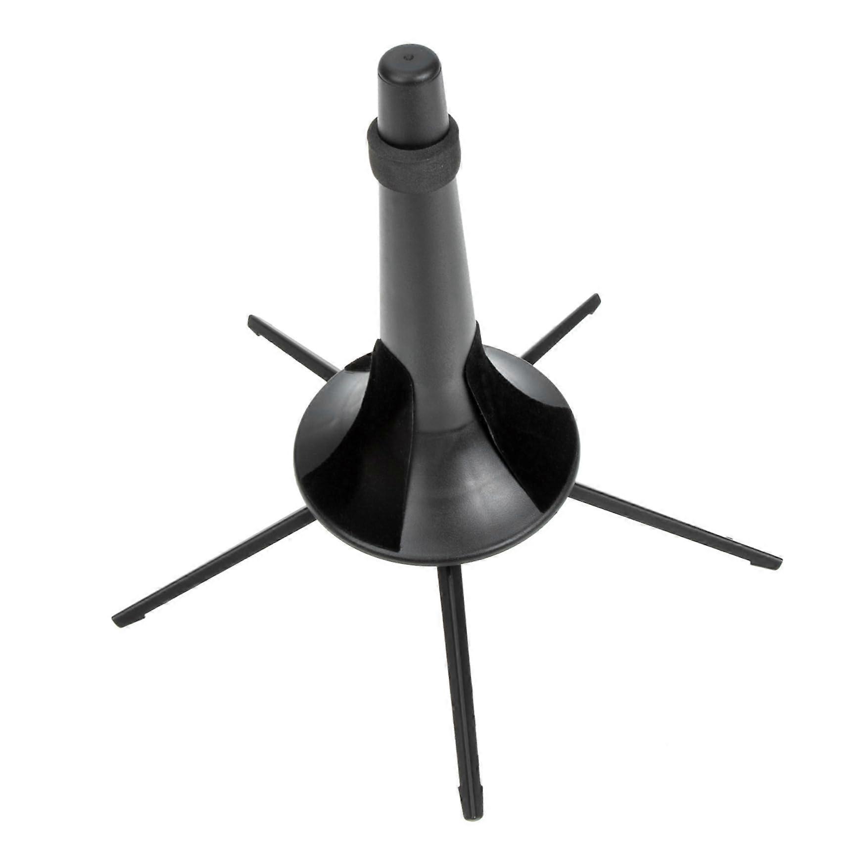 Trumpet Holder Folding Metal Clarinet Stand Adjustable Musical Instrument Display Rack Heavy-Duty Design