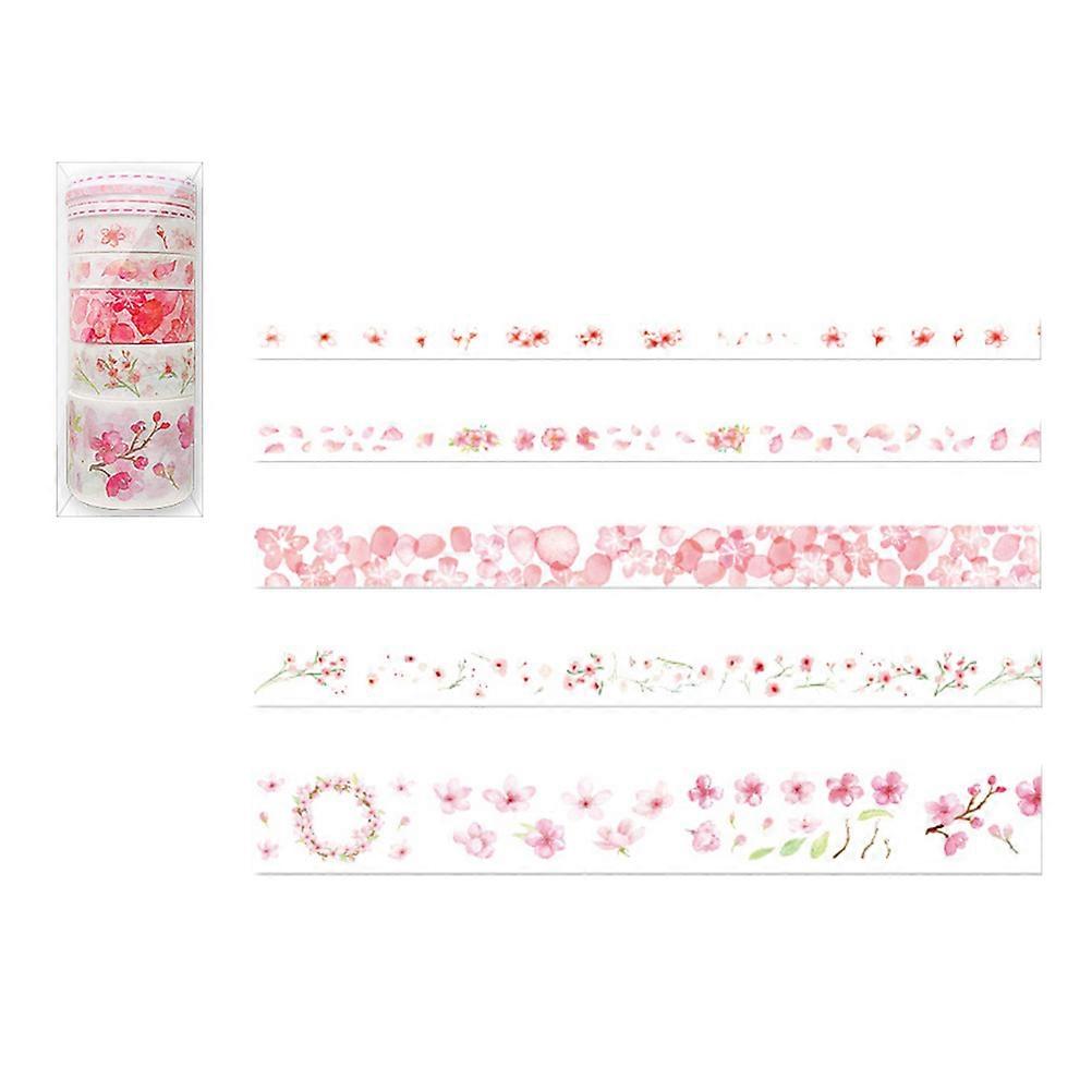 Adhesive Masking Tapes Assorted Students DIY Projects No Sticky Residue 9Pcs/Pack