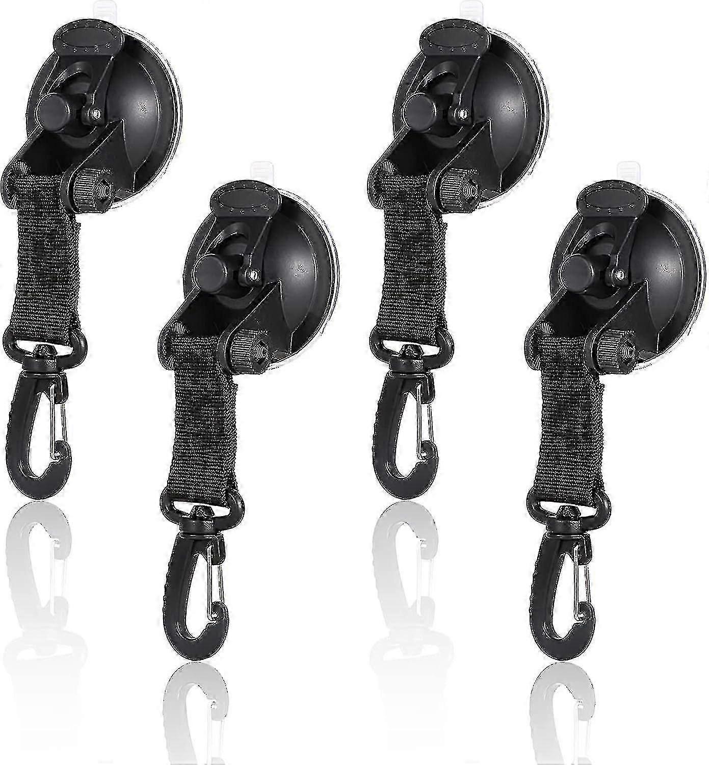 4 Pieces Suction Cup Anchor Suction Cups Anchor Heavy Duty Suction Cup Anchor With Lashing Hook Attachment Suction Cup Awning For Vo Side Tents