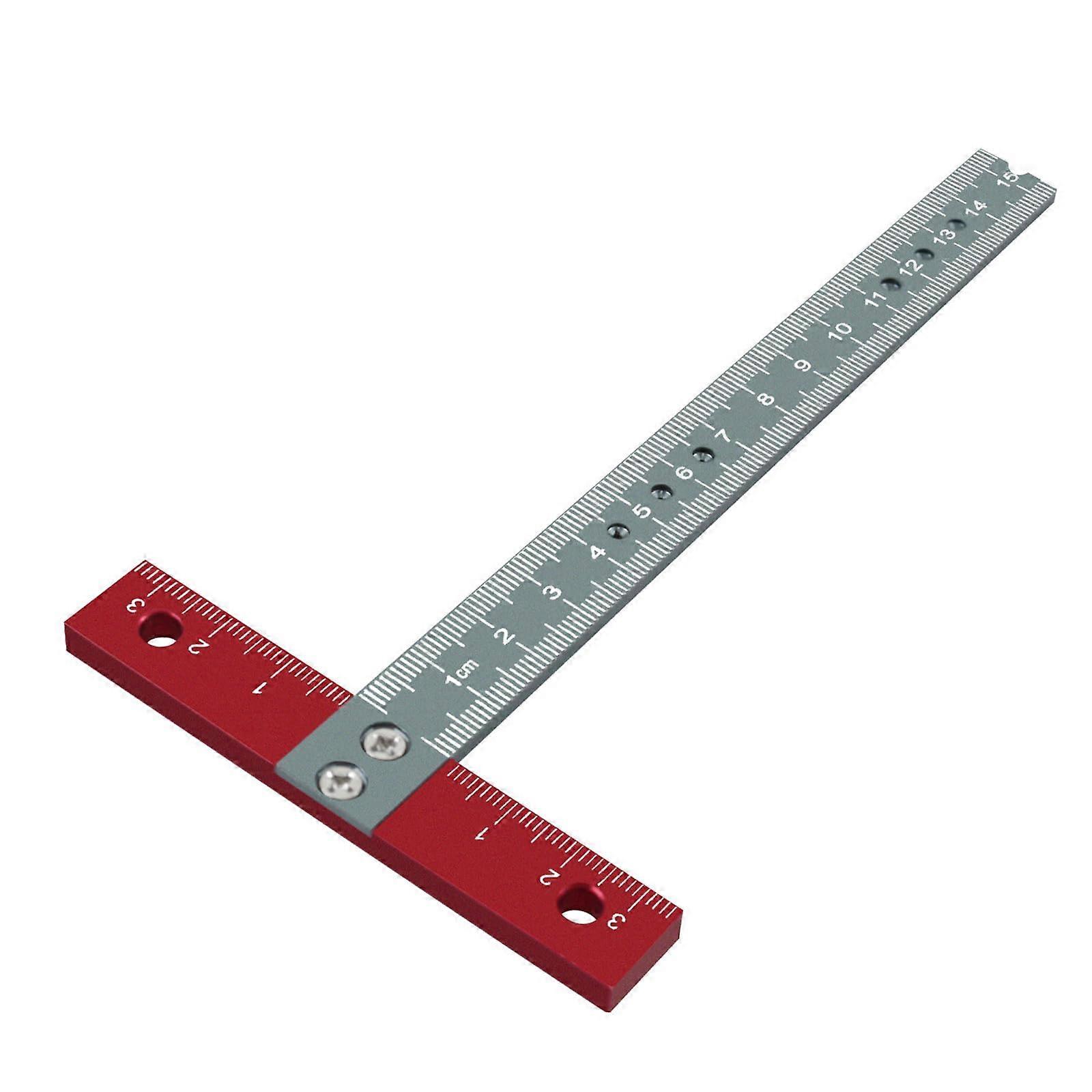 Drafting Square With Precise Scale Aluminum Alloy Construction For Enthusiasts Ruler For Drafting Tools