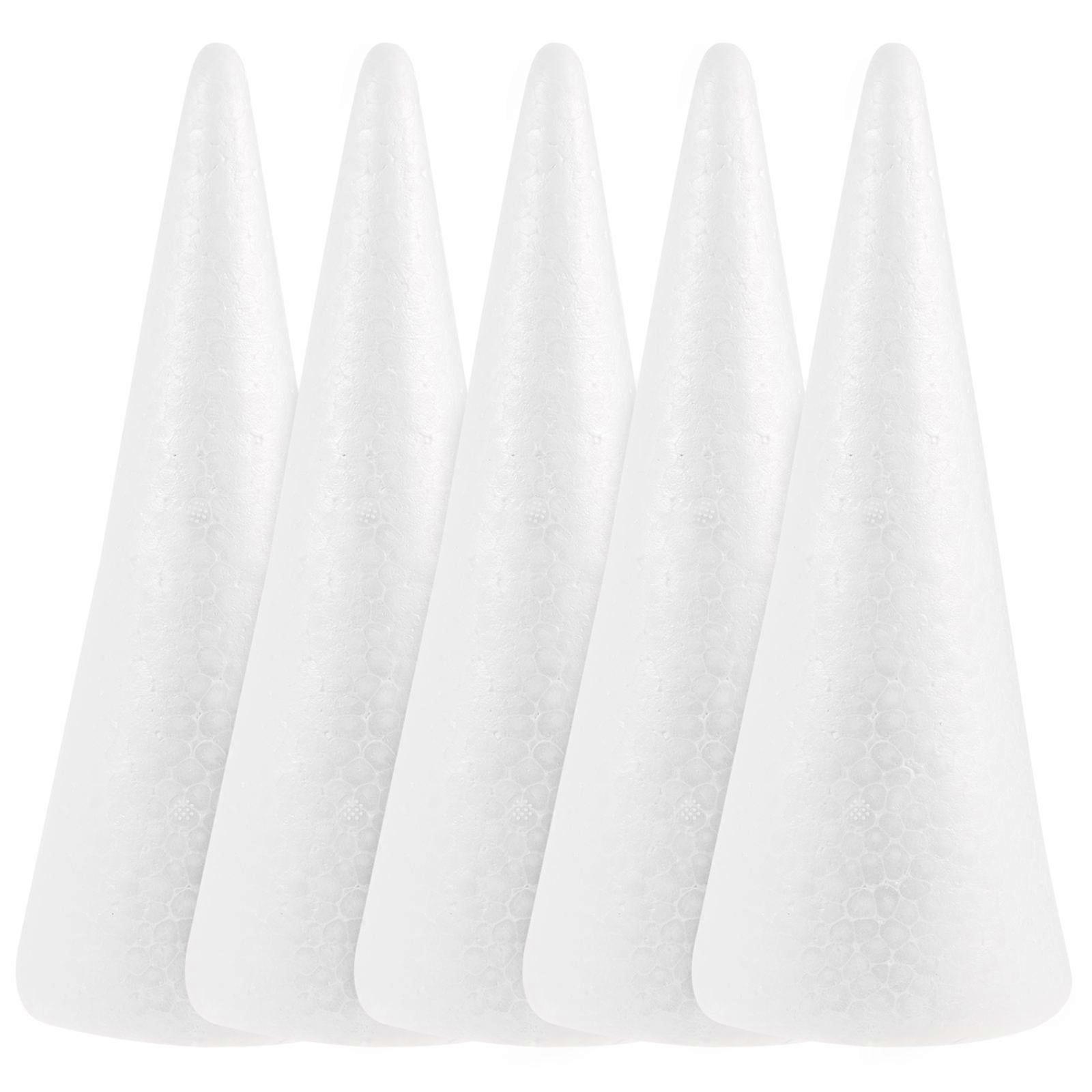 Cone Craft Shape For All Ages Diy Project Winter Celebration 24.5x10cm 5Pcs