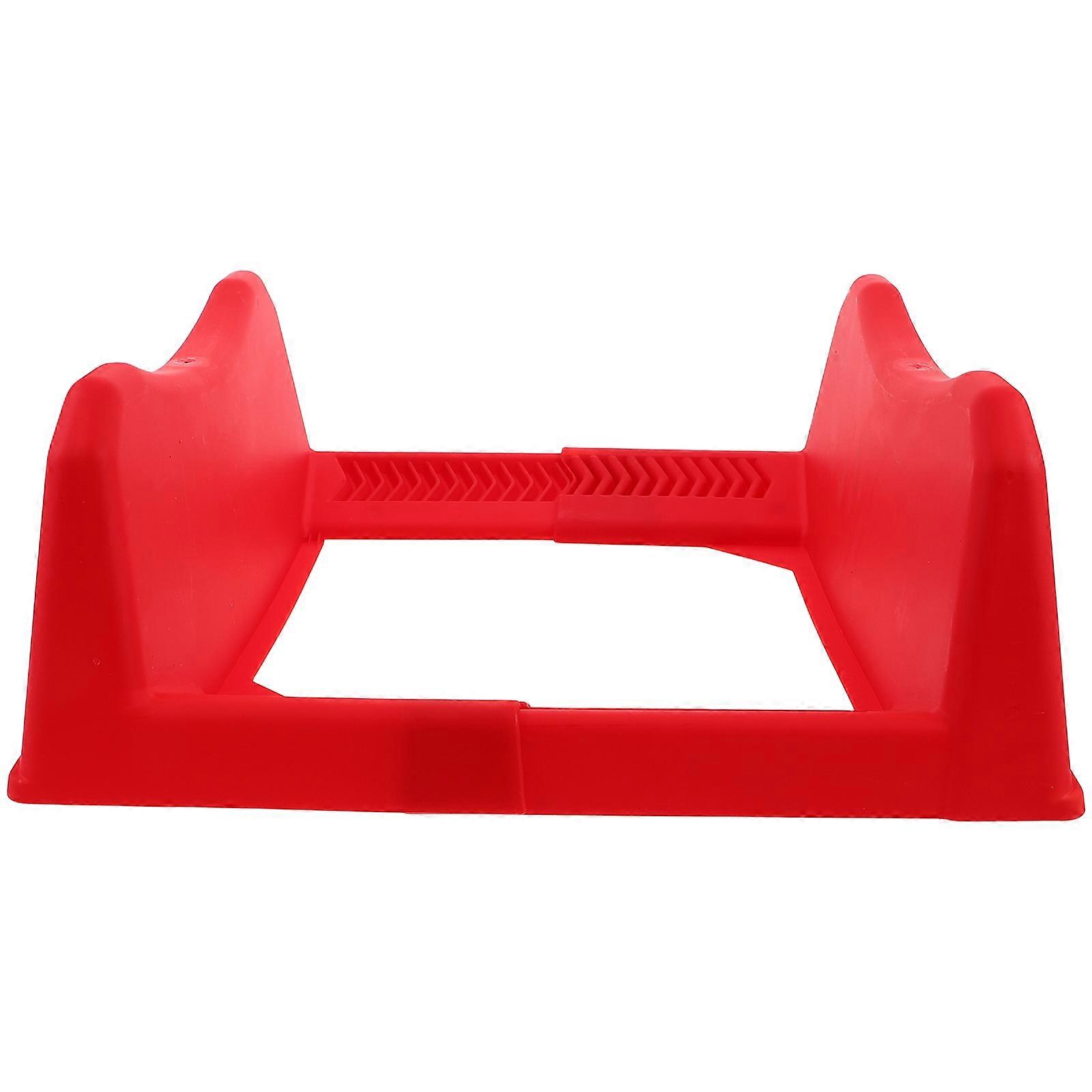 Car Tire Rack Stackable And Portable Home Garage Use Rectangular Shape Plastic Material Easy Installation 1Set