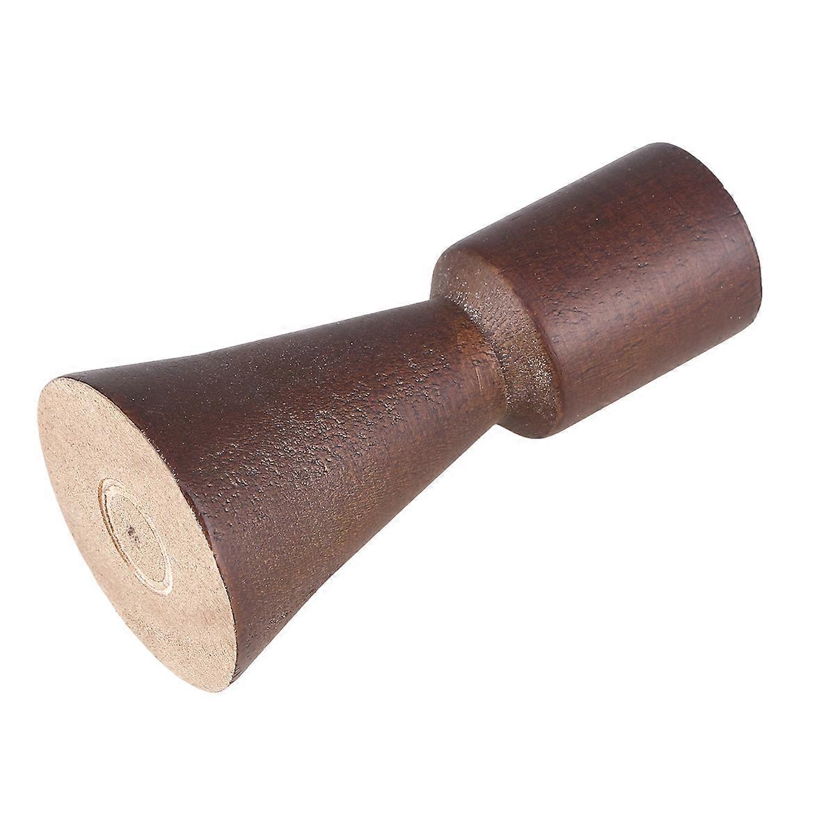 Rustic Candlestick Holders Pine Wood Candlestick Handicraft Home Use Square Shape 1Pcs