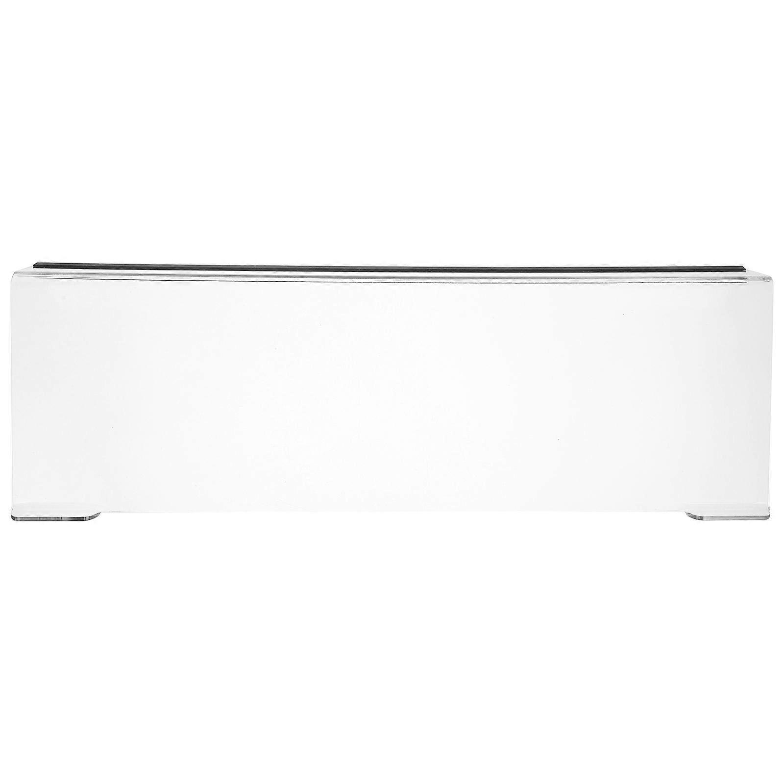 Ergonomic Acrylic Keyboard Riser Transparent Tilted Stand for Mechanical Keyboards Stable Typing Comfort for Home Office Gaming School Use Easy