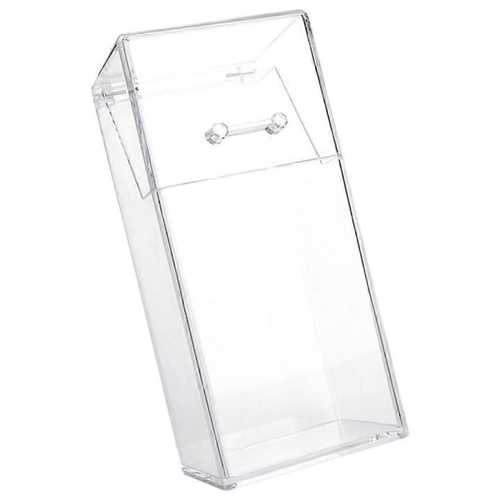 Acrylic Makeup & Pen Holder Organizer with Lid – Lightweight, Dustproof, Multifunctional Storage for Home, Office, and Makeup Table – Modern Creative