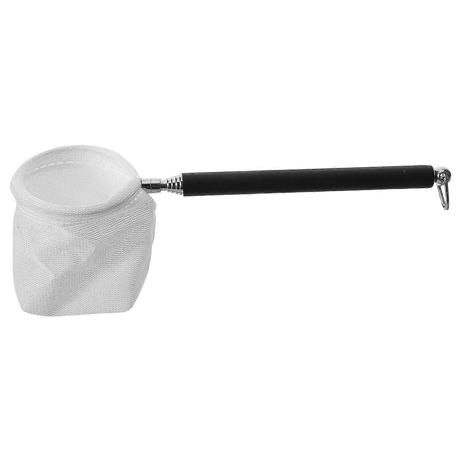 Small Fish Tank Net Shrimp Net Retractable Handle Fine Mesh Protection Hobbyists Professionals 55.00X6.00X5.50CM 2Pcs