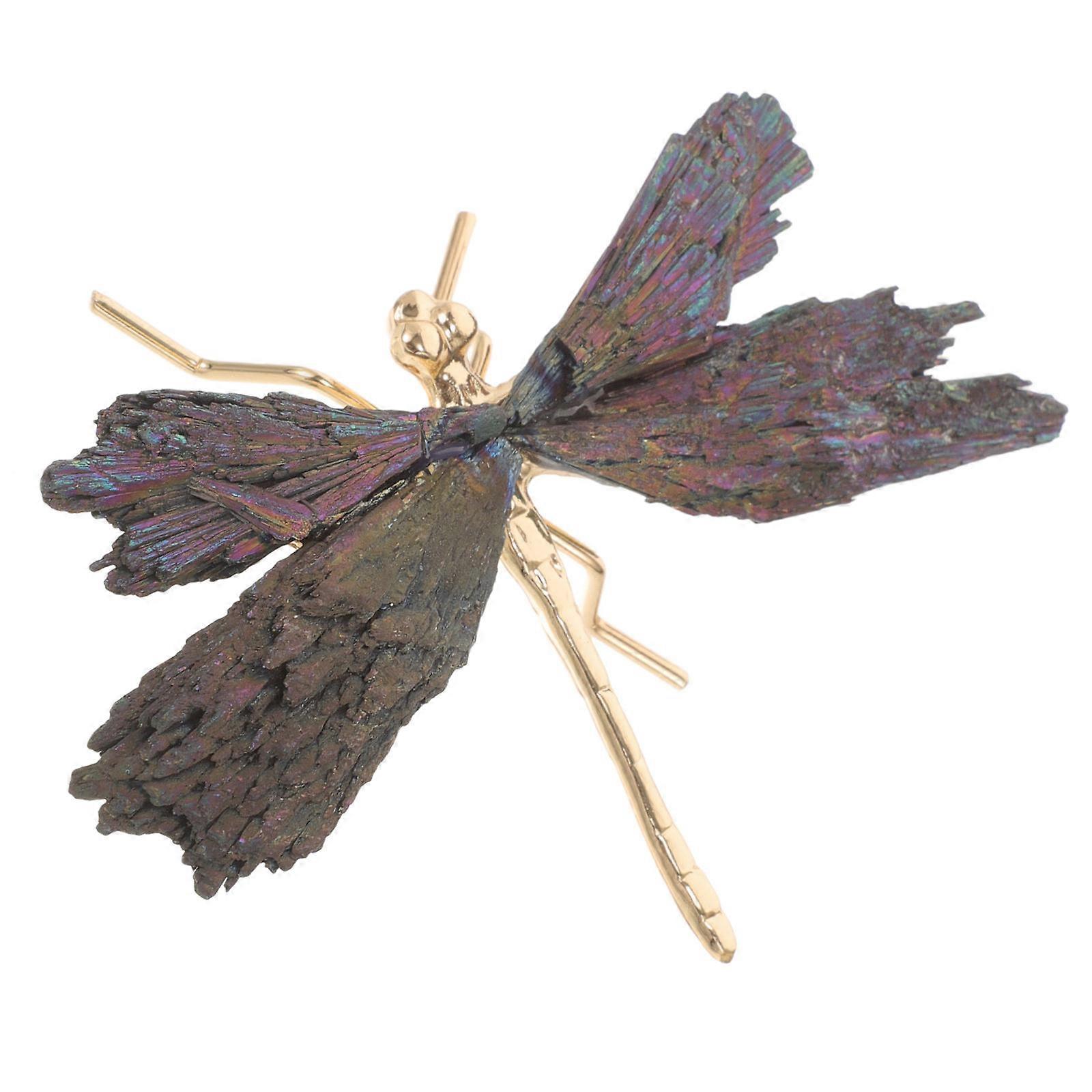 Dragonfly Desktop Decor Creative Dragonfly Gift 12.00X7.00X4.00CM Stylish Design 1Pcs
