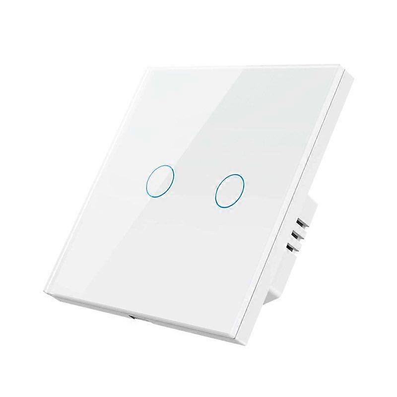 Single Control Zero Firewire Switch, Style: 2 Gang (White) 2 Gang (White)