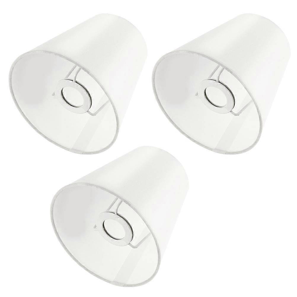 Red Cloth Lamp Shade 3Pcs for Warm Diffuse Light and Room Decor