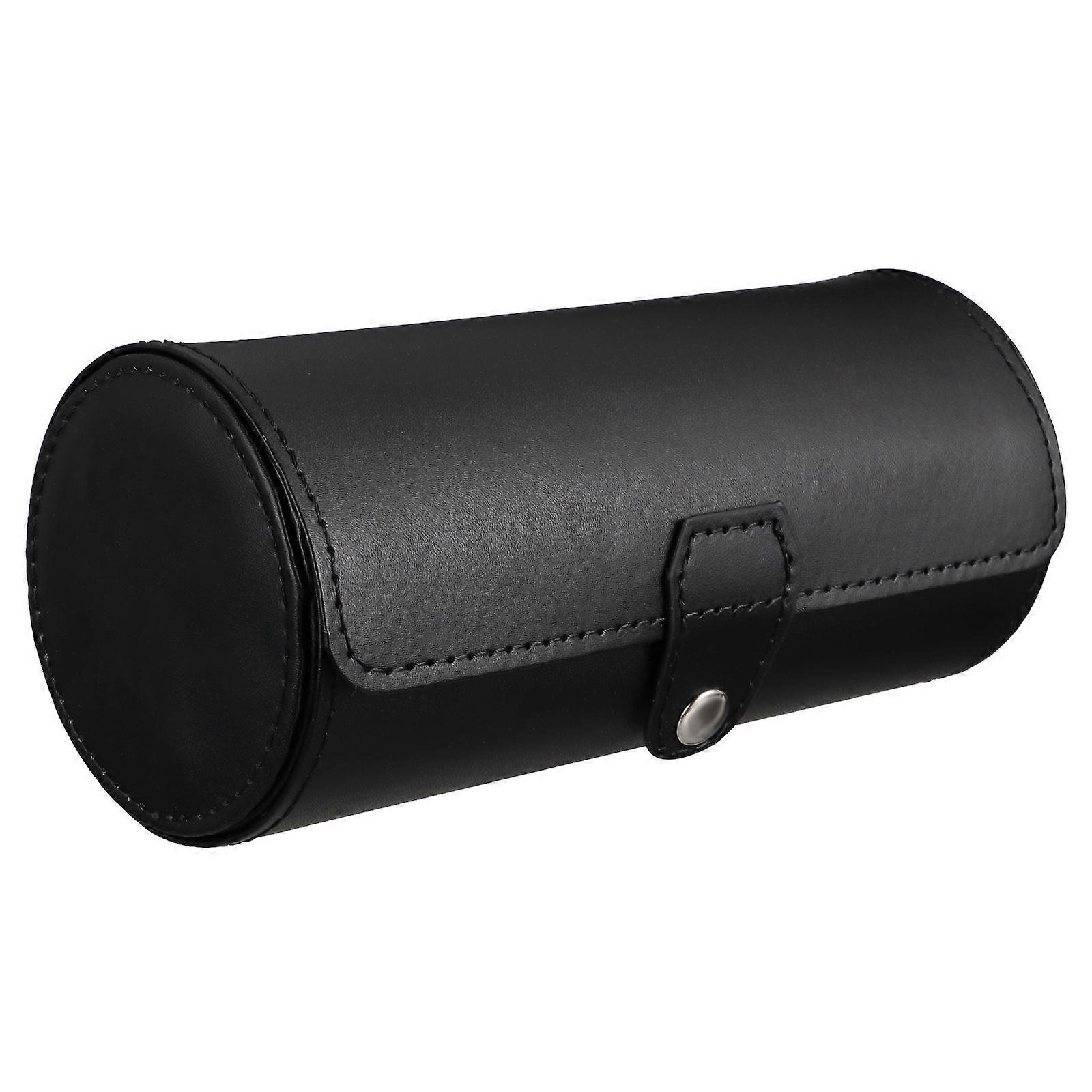 Jewelry Packing Box 1 Pc Storage Case For Home Use Or Travel With Cylindrical Shape And Durable PU Material