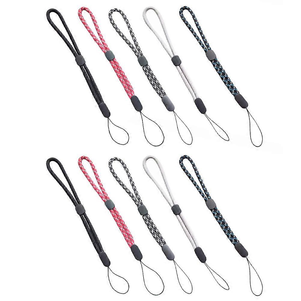 10Pack Multicolor Wrist Straps With Movable Button For Sports Equipment Protection Durable Quality