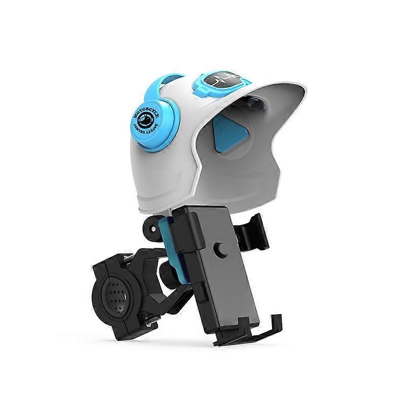 Motorcycle Phone Bracket ,Spec: Handlebar White Handlebar White