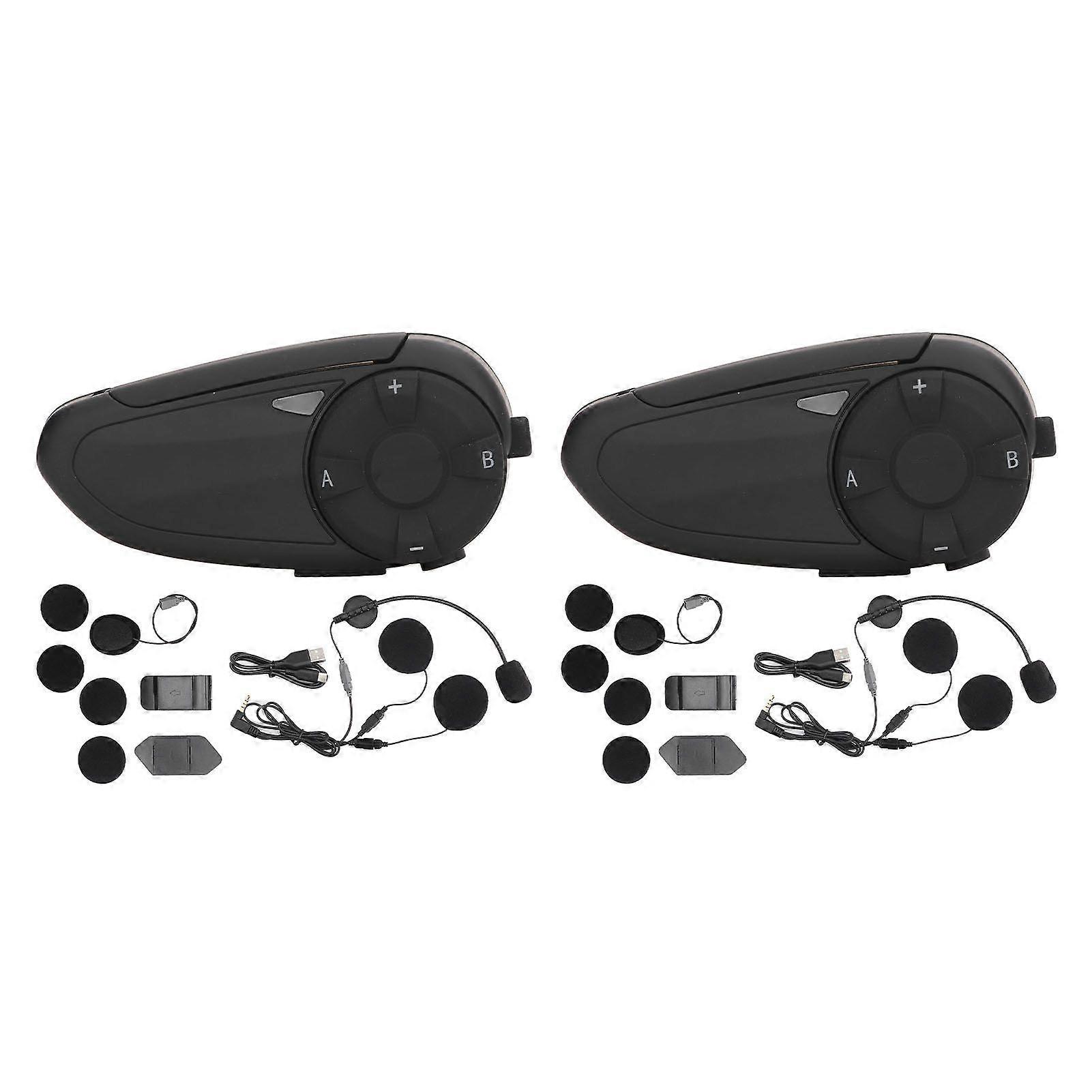 Q7 motorcycle bluetooth headset with talkback for 2 riders