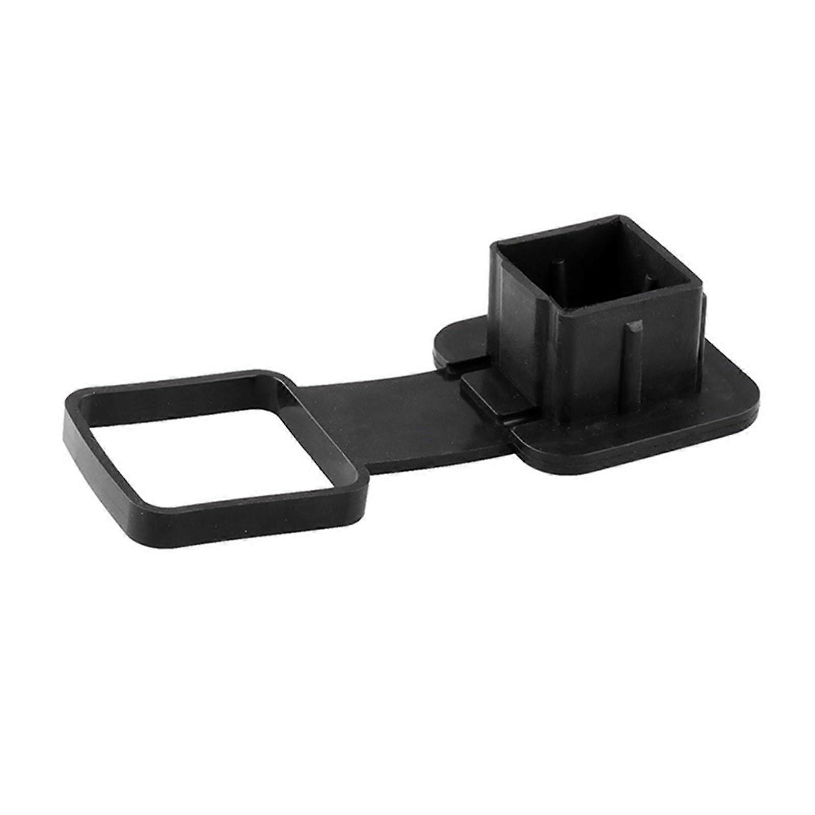 Trailer Hitch Cover Universal Fit Plastic Receiver Plug for Tow Bar and Car, Protects Hitch Inlet, Black