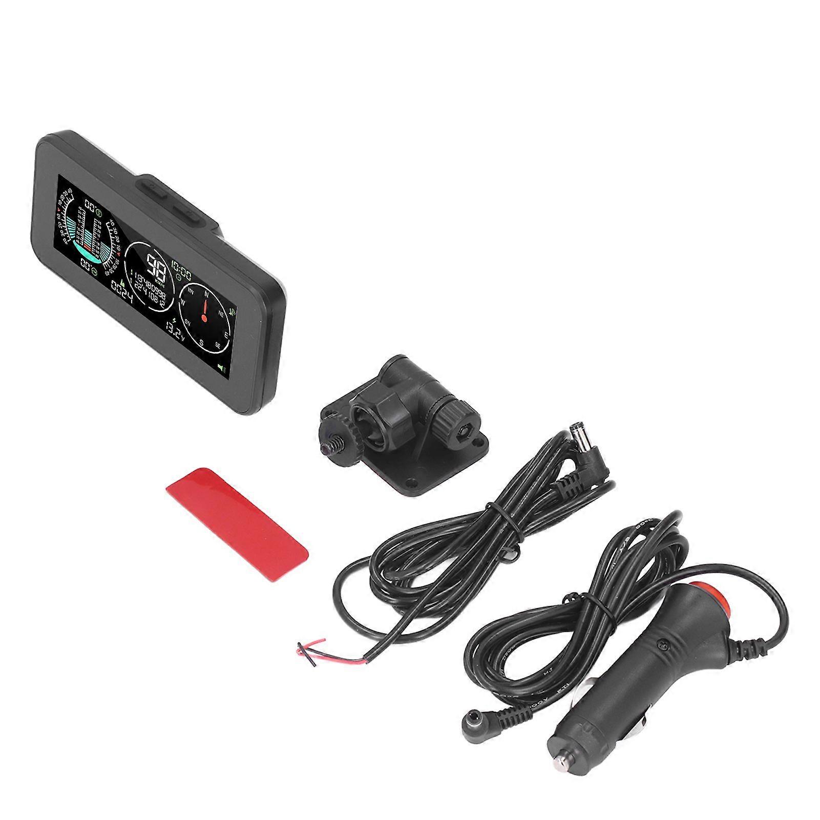 smart hud display free rotation dual signal lcd screen