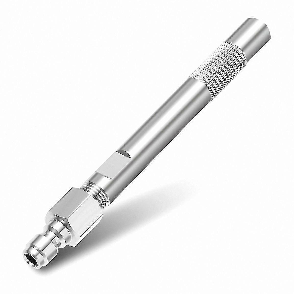 High-Pressure Washer Nozzle with Remote Chemical Dispensing Functionality