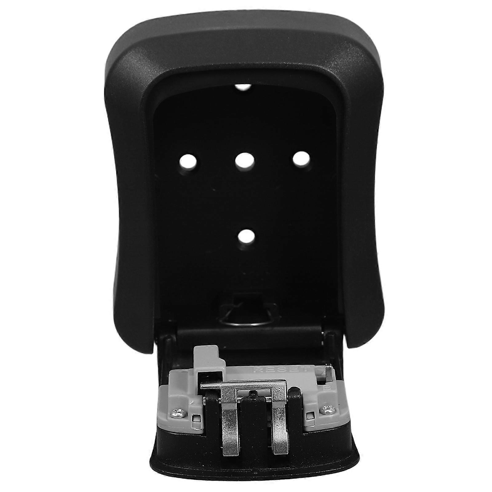 Wall Mountable Key Lockbox With Combination Lock High Security For Outdoor Use Large Storage For ID Cards 1 Set