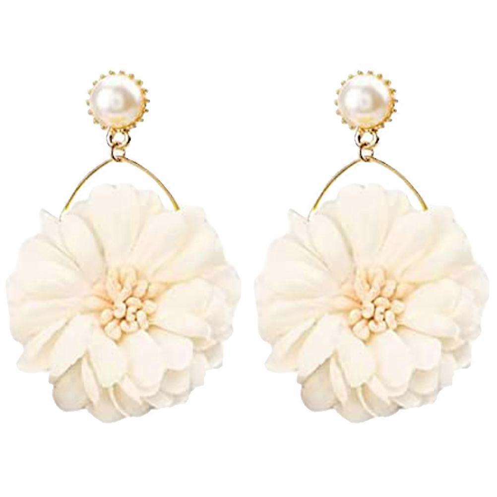 Here's a refined and engaging product description for your **Flower Pearl Drop Earrings**, ideal for use in online or marketing materials:
### ๐ธ