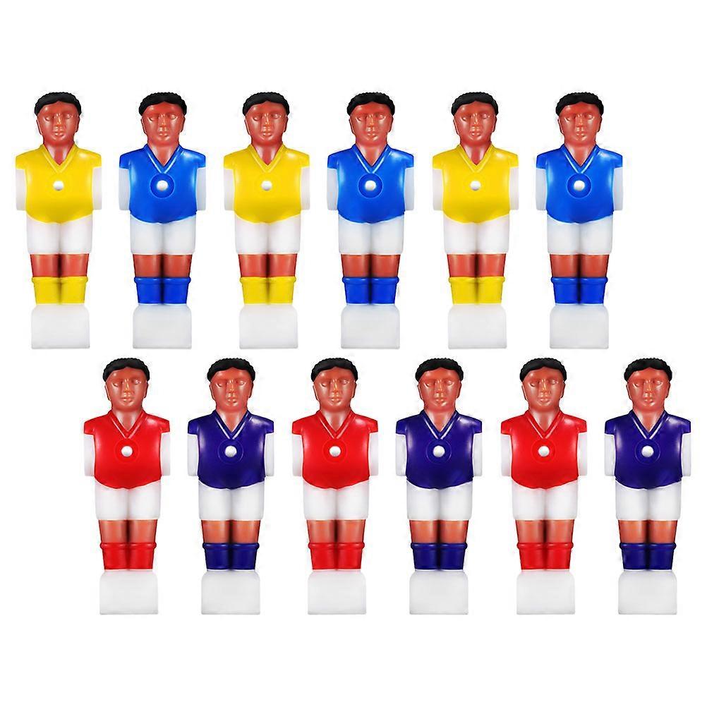 12pcs Foosball Player Statues for Tabletop Football – Ergonomic Design Replacement Figures for Foosball Machine Parts & Games