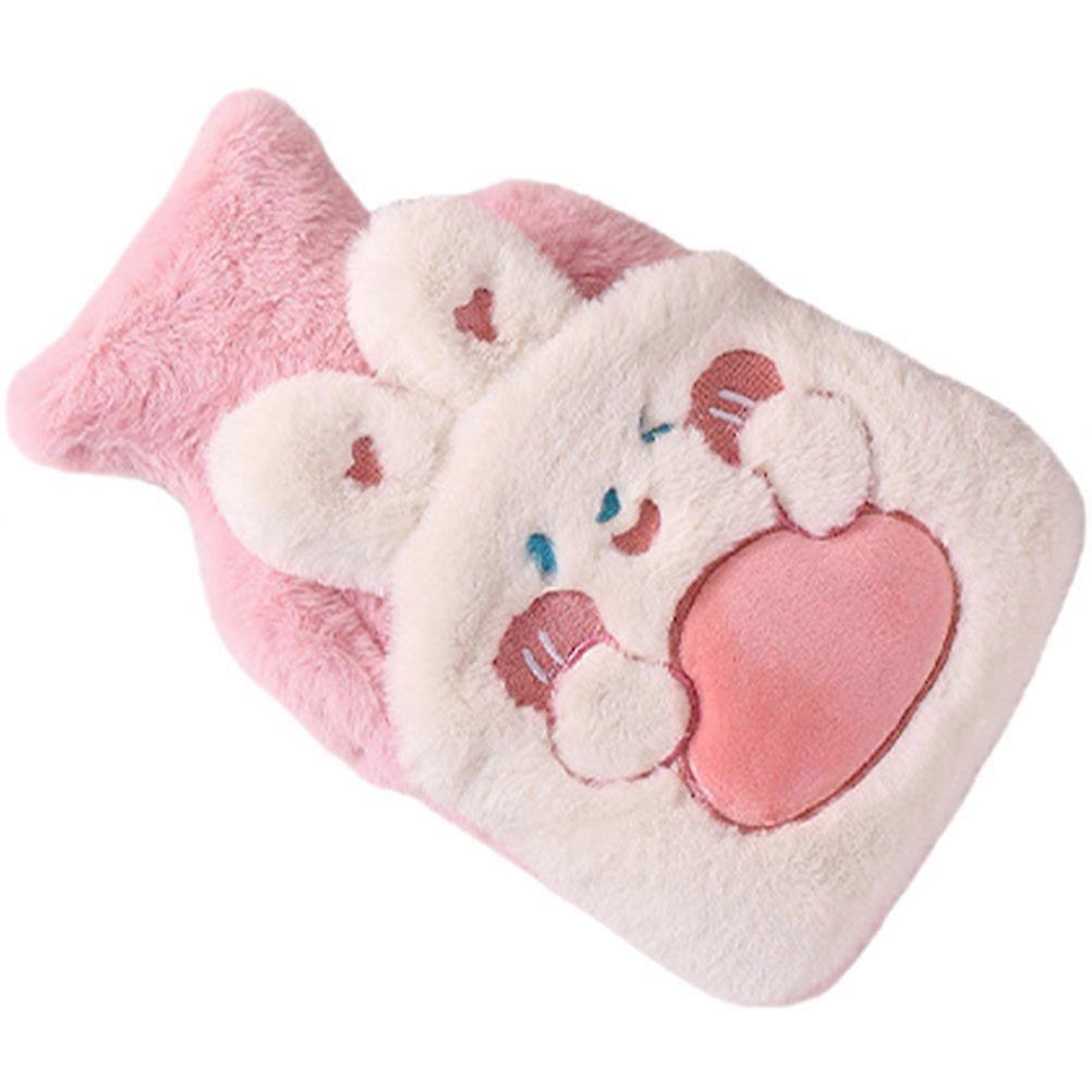 Plush Hot Water Bottle Designed For Winter Use To Provide Heat Preservation And Relieve Common Aches 1Set