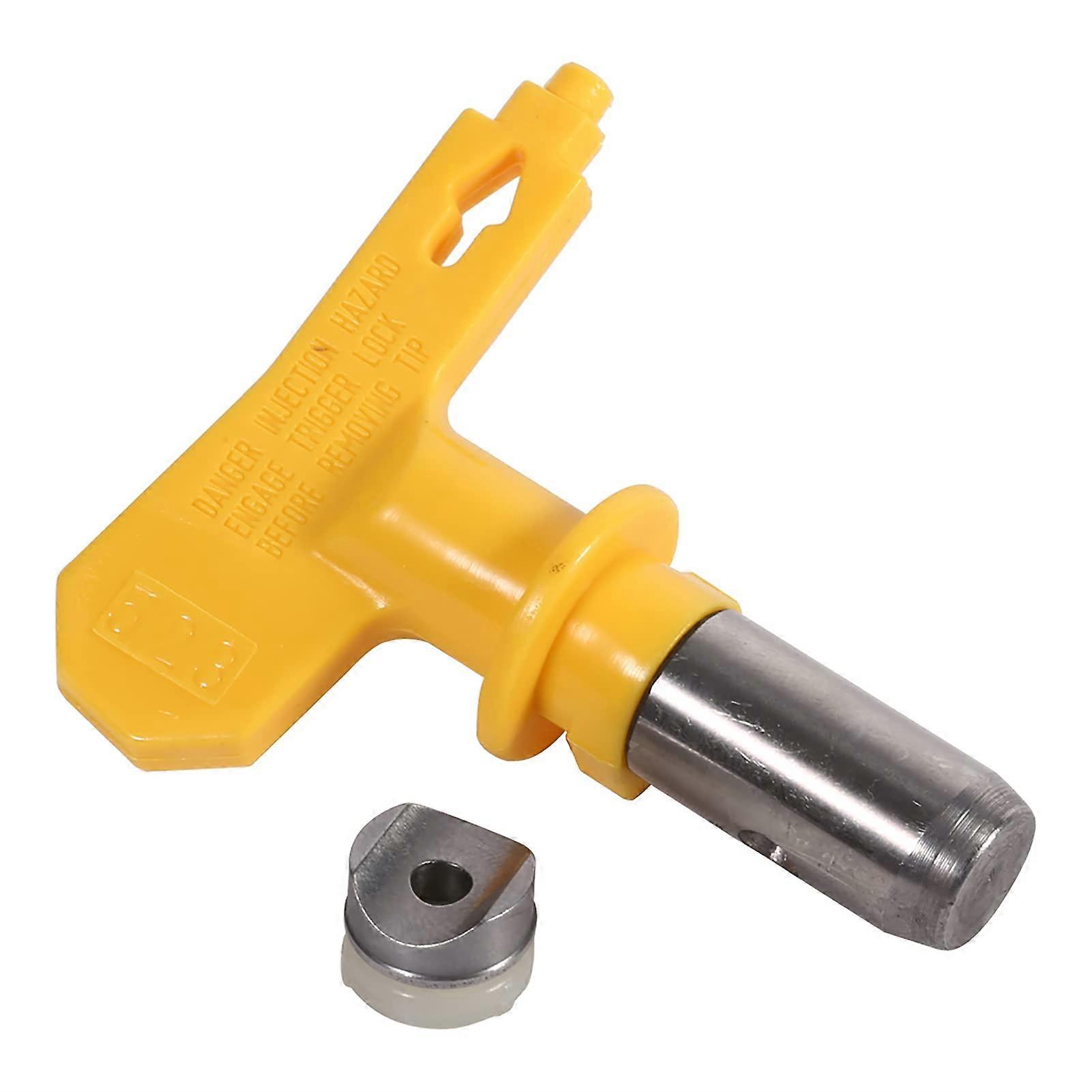 Airless Nozzle, Yellow Airless Spray Gun Nozzle, Paint Spray Gun Tip, 523