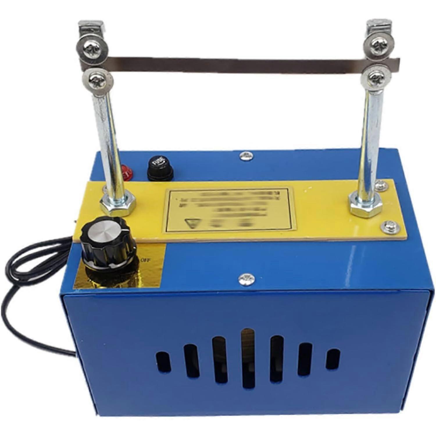 Electric rope cutter with 4stage temperature adjustment, 160 W power, 900°C max blade temperature, ideal for cutting braided fabric.