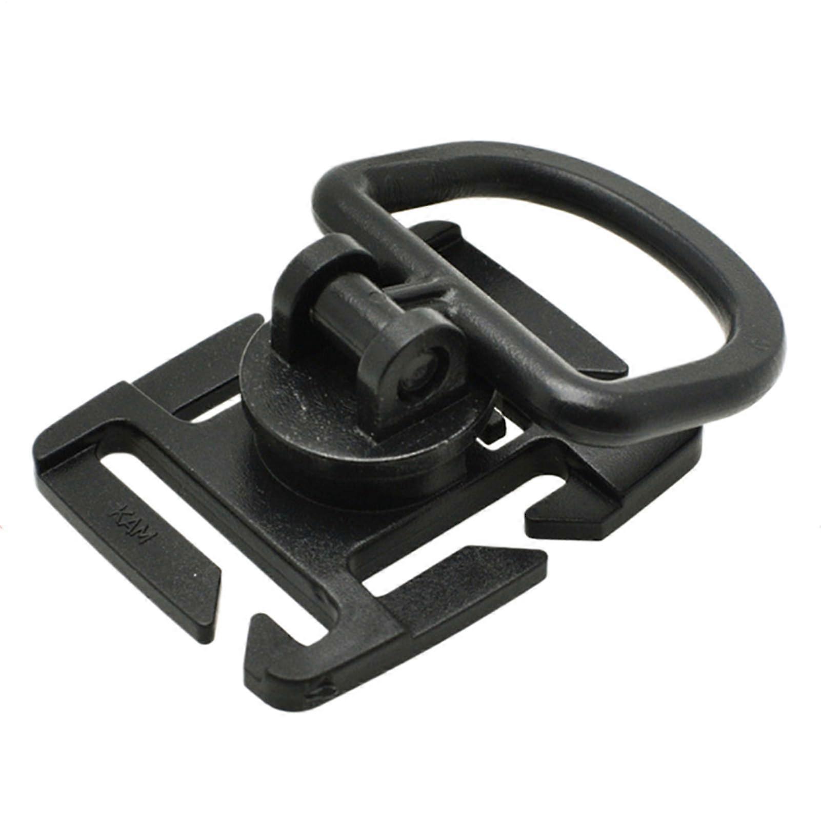 Hydration tube clip, 360degree rotatable drink tube clip, quickrelease Dring clamp for backpack cycling black walnut