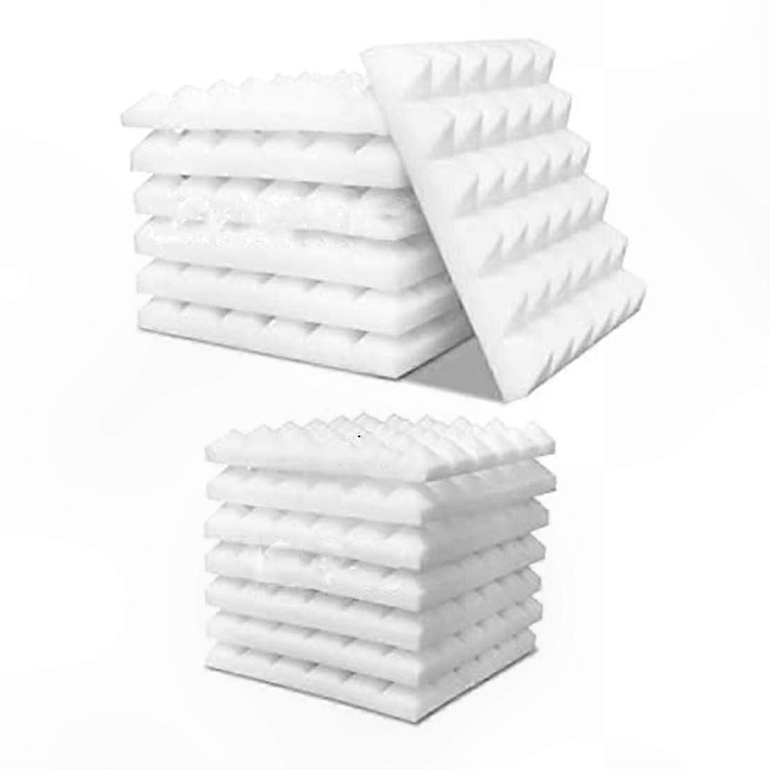 Acoustic Foam Panels for Soundproofing, 12-Pack Noise Reduction Wall Wedges