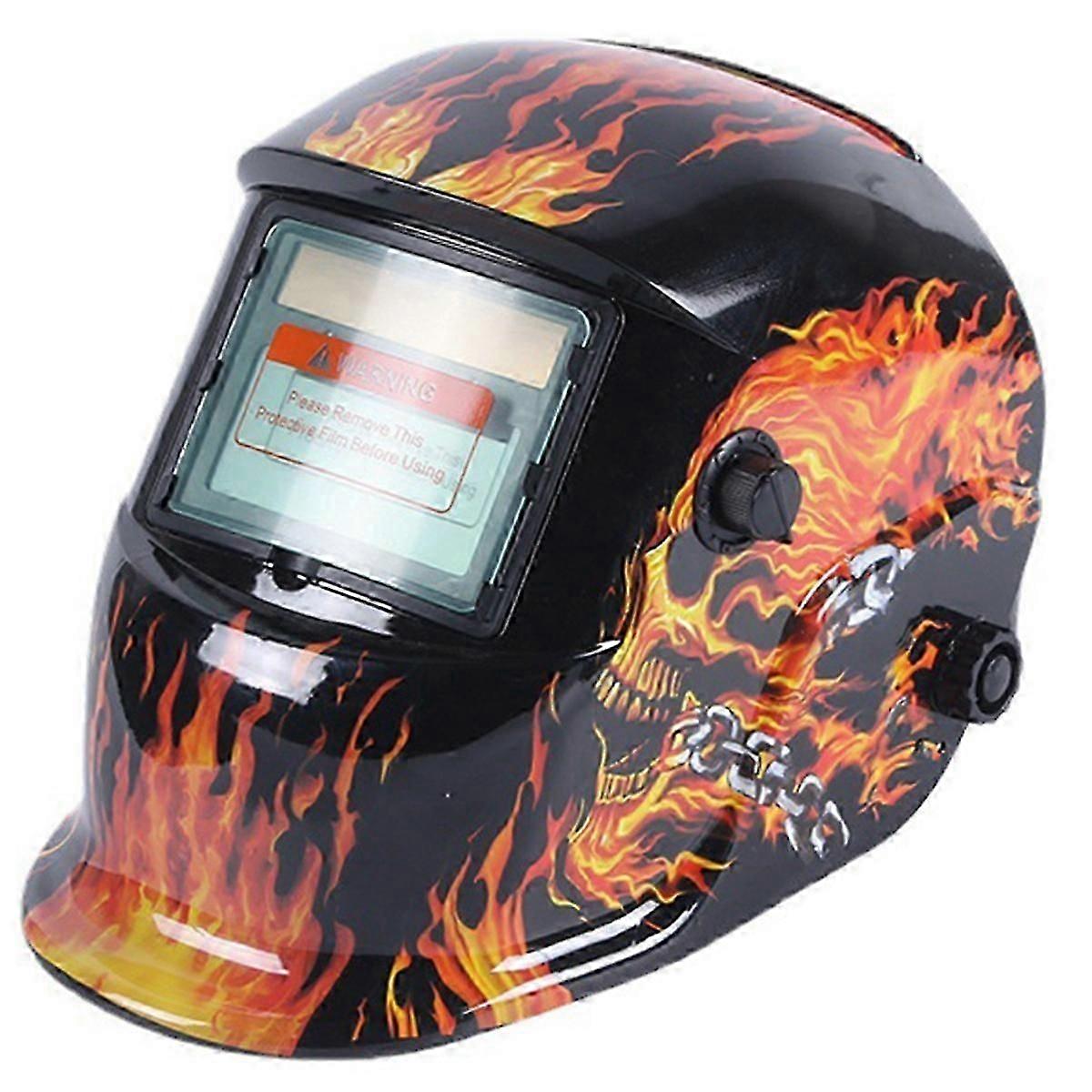 Welding Helmet Solar Automatic Color Changing Heads Mounted