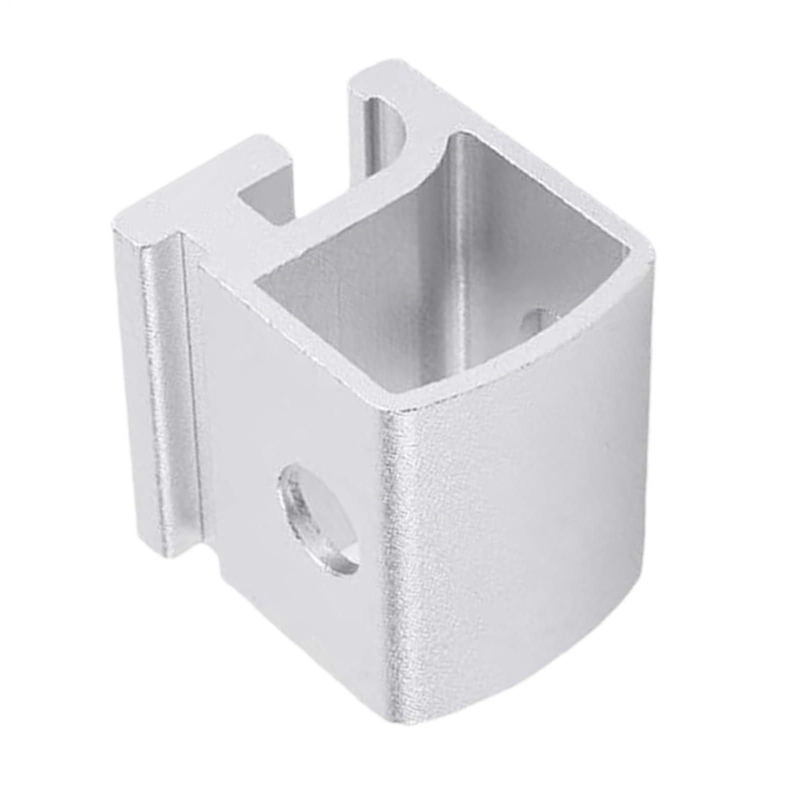 Camping Table Slide Buckle Aluminum Alloy Connector For Table Extensions, Link Buckle For Cooker Mounting, Silver