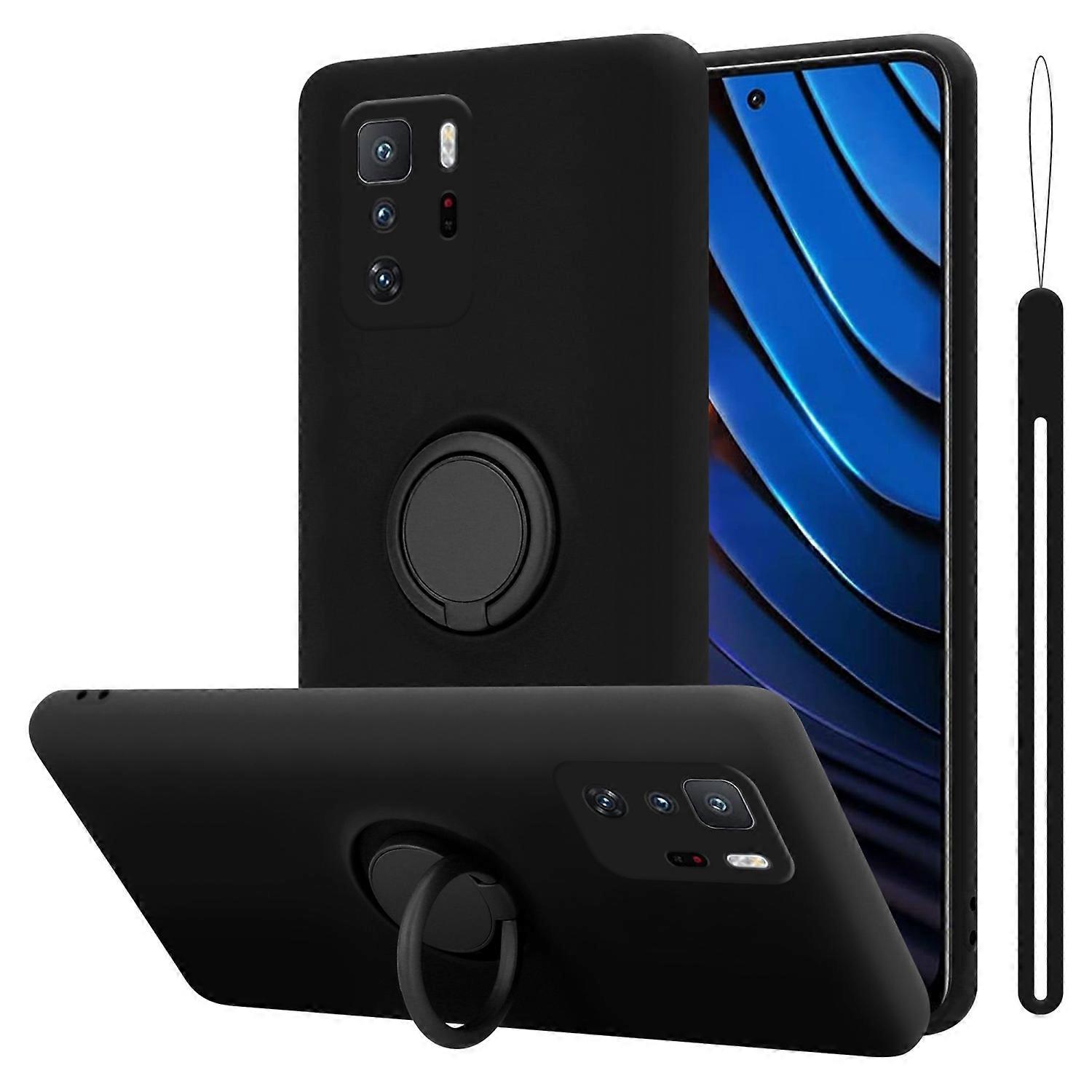 Xiaomi POCO X3 GT Protective Case TPU Case - Liquid Design with Ring