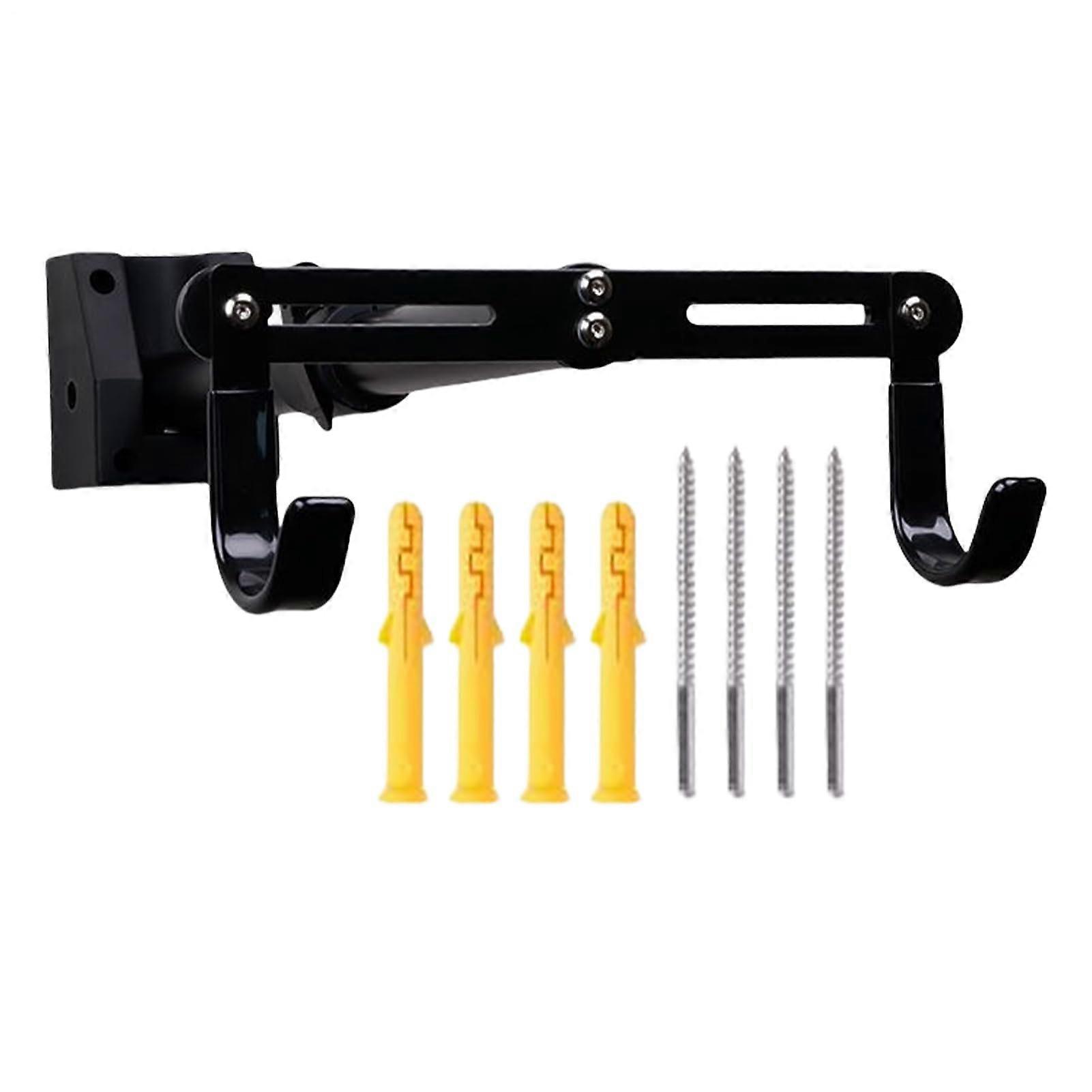 Wall Bike Mount, 360 Adjustable Holder, HeavyDuty SpaceSaving Rack