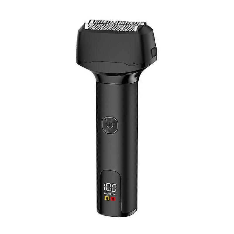 Full body washable electric shaver with digital display and high power rechargeable for men