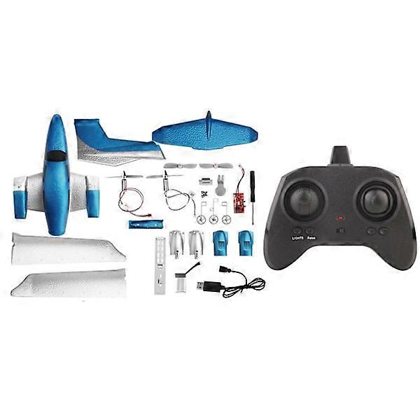 Mini RC DIY Assemble Airplane Fixed Wing EPP Foam Plane Remote Control Aircraft QF006