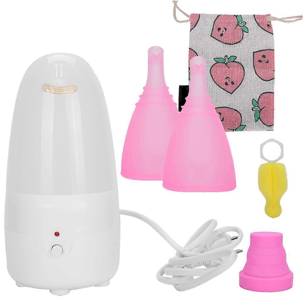 Menstrual Cup Set Silicone Reusable Menstrual Soft Cups Foldable Original Period Cups