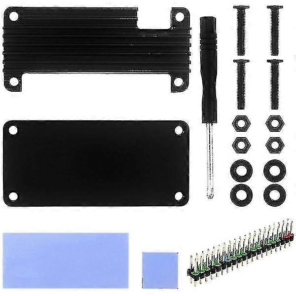Boîtier en aluminium pour Raspberry Pi 2 W Alliage de refroidissement passif pour Raspberry Pi Zero