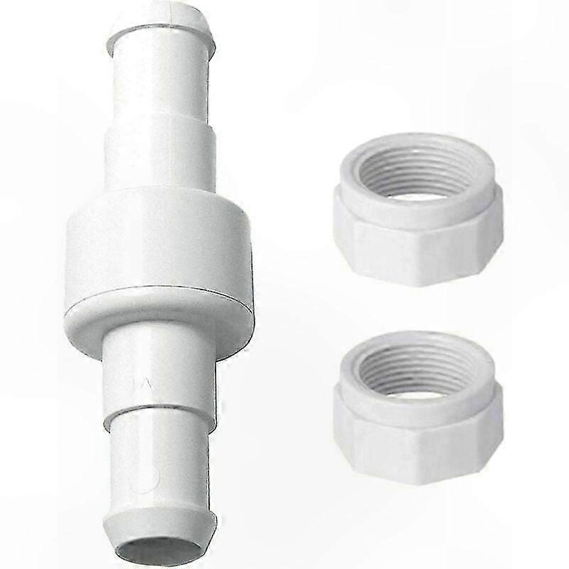 Durable ABS Plastic Swivel Ball Bearing for Pool Cleaner Hose, Anti-Tangle Replacement Component with Hose Nut, Easy to Install