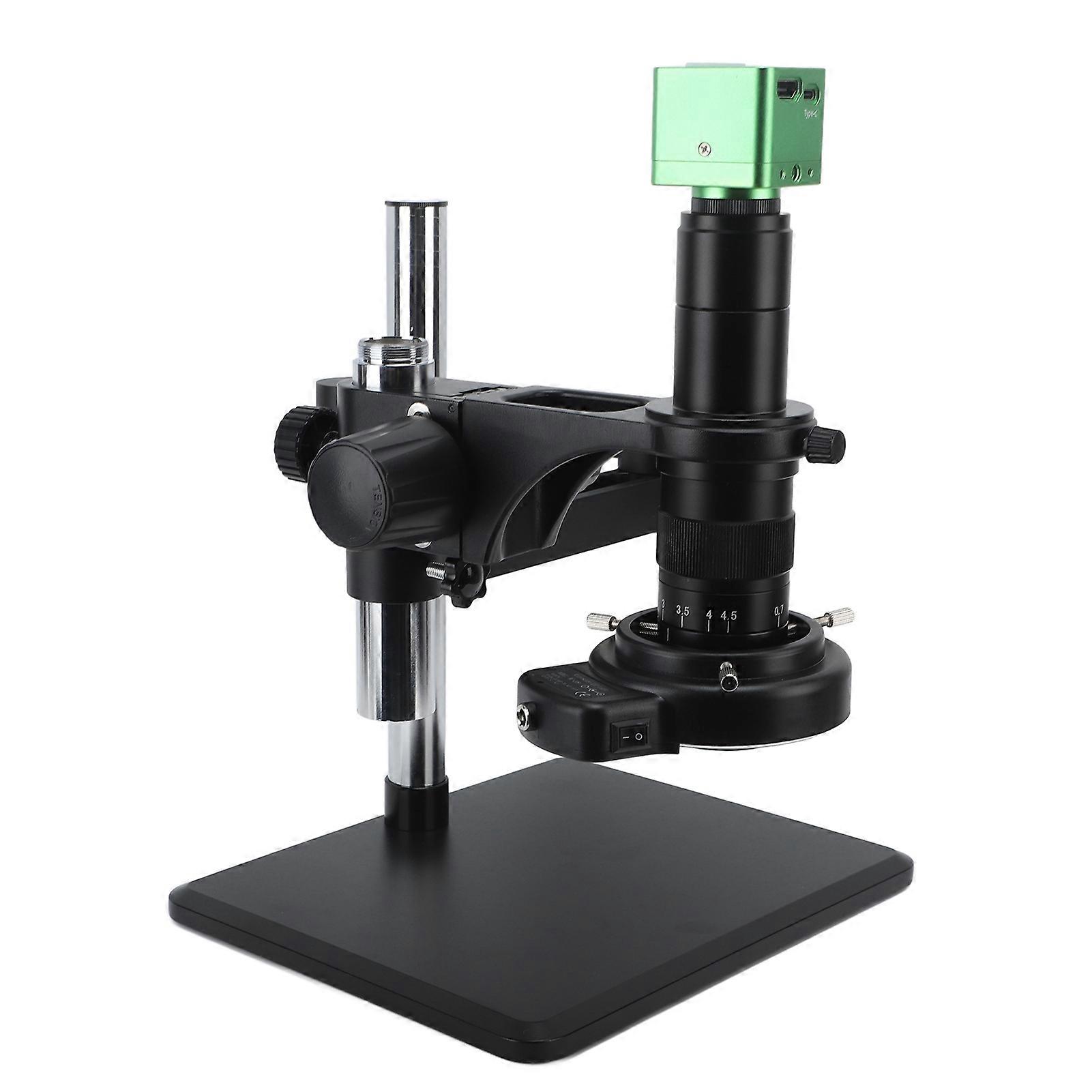 4K 41MP HY 6210 Microscope Camera with 180X C Mount Lens & LED