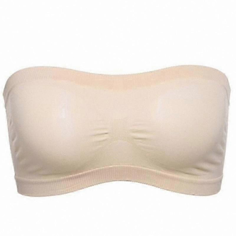 حمالة صدر باندو بدون حمالات غير ملحومة للنساء - أساسي مريح للصيف