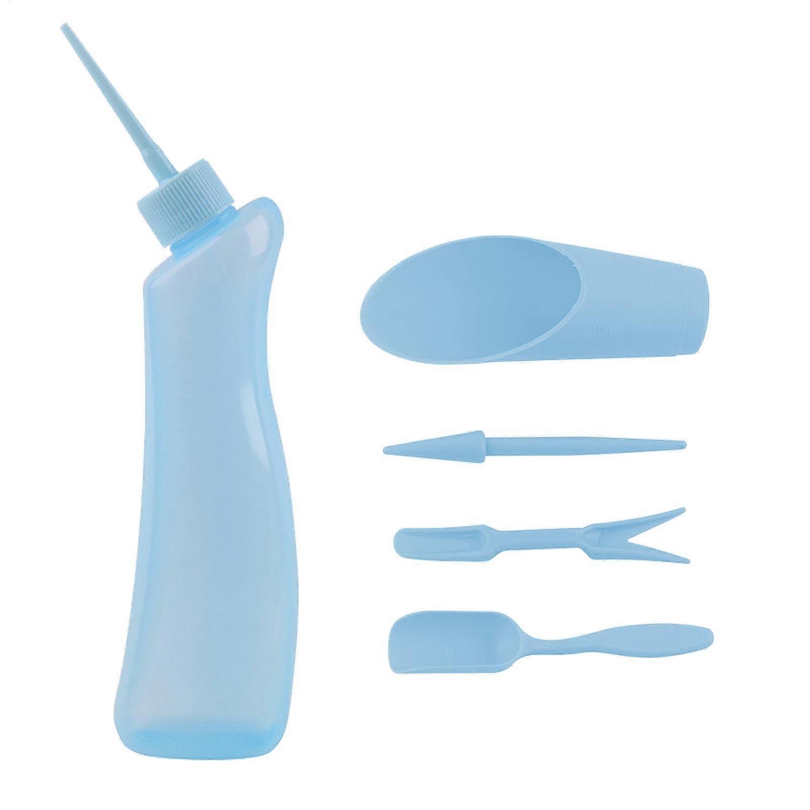 Bonsai Water Sprinkling Bottle 500ml For Succulents And Bonsai Set Of 5 Pointed Mouth Curved Head Watering Cans